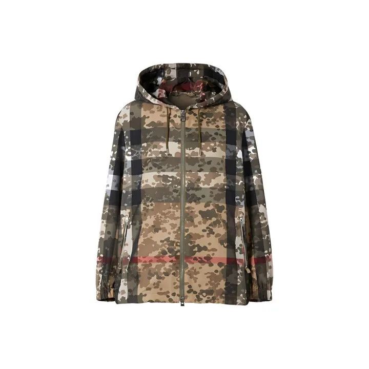 Burberry Burberry Camouflage Plaid Hooded Jacket Size US M / EU 48-50 / 2 - 1 Thumbnail