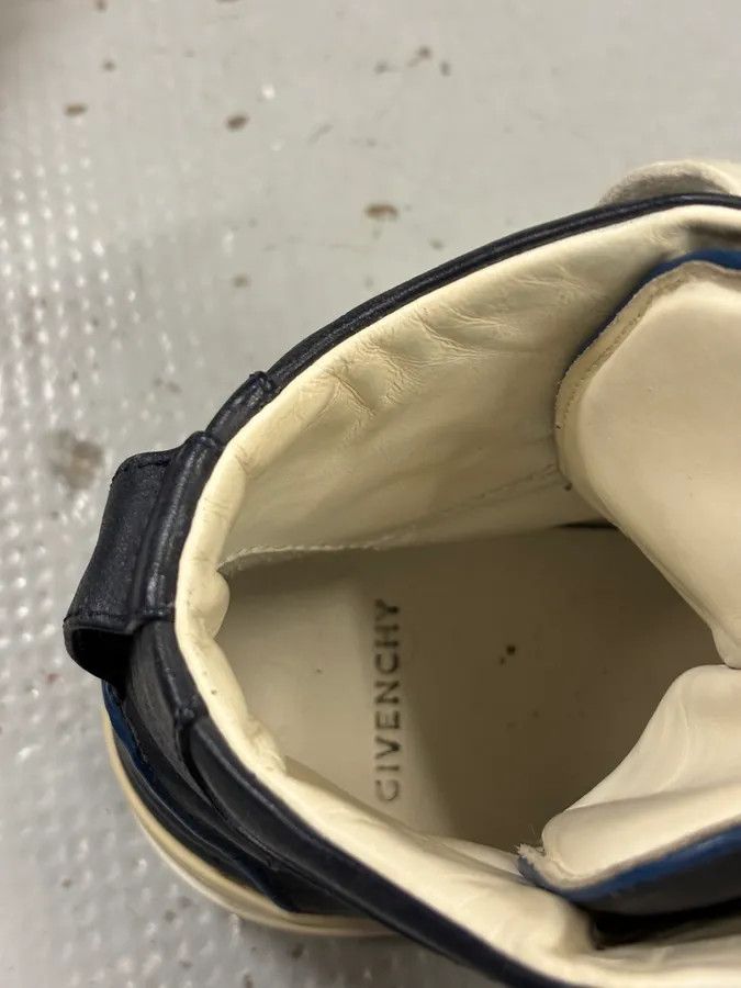 Givenchy Givenchy Tyson Navy Leather High Sneakers Size US 8.5 / EU 41-42 - 8 Thumbnail
