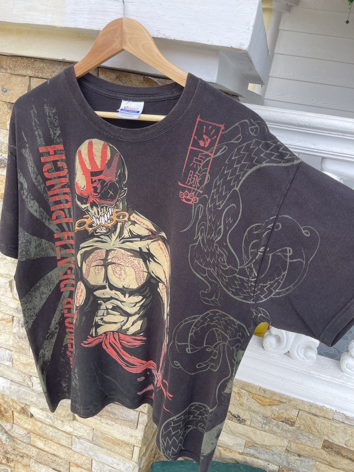 Band Tees Last Drop🔥Rare🔥Five Finger Death Punch Essential Aop T-Shirt Size US XL / EU 56 / 4 - 5 Thumbnail