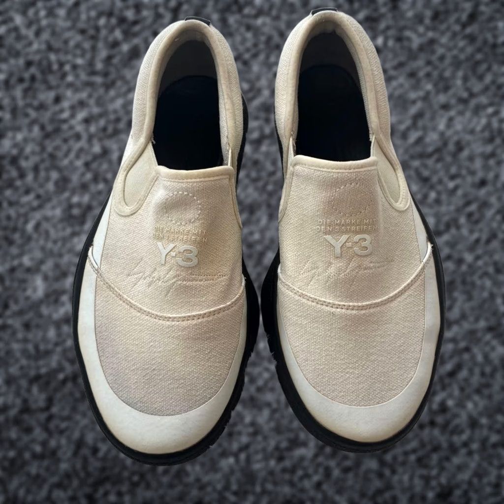 Y-3 Y-3 Sneakers Low Cut Canvas 9.0US 27Cm Sneaker JPN Collaboration Yohji Yamam Men Size US 9 / EU 42 - 1 Thumbnail