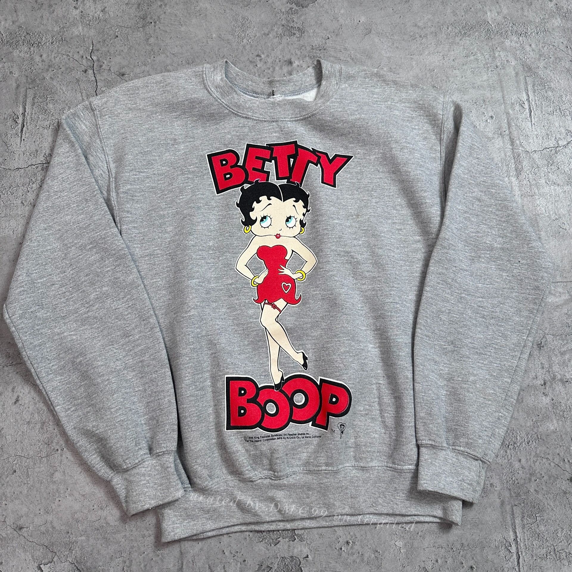 Vintage Vintage Betty Boop Boxy Hoodie Size M / US 6-8 / IT 42-44 - 1 Thumbnail