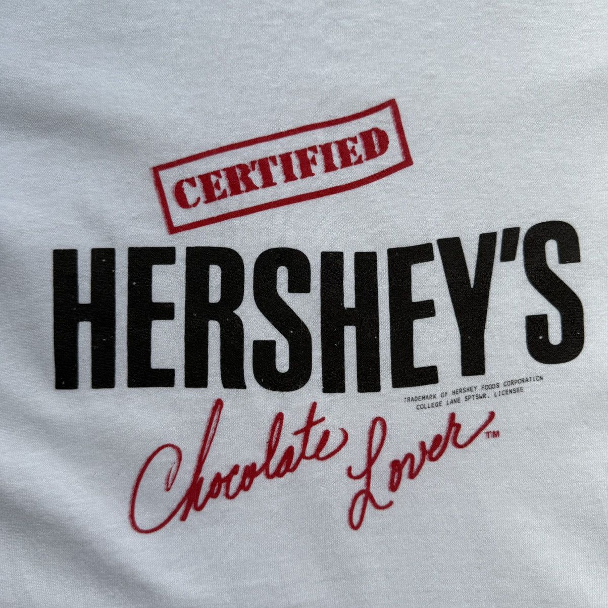 Vintage Vintage 80s Hershey’s Chocolate Lover Tee Size US XL / EU 56 / 4 - 4 Thumbnail