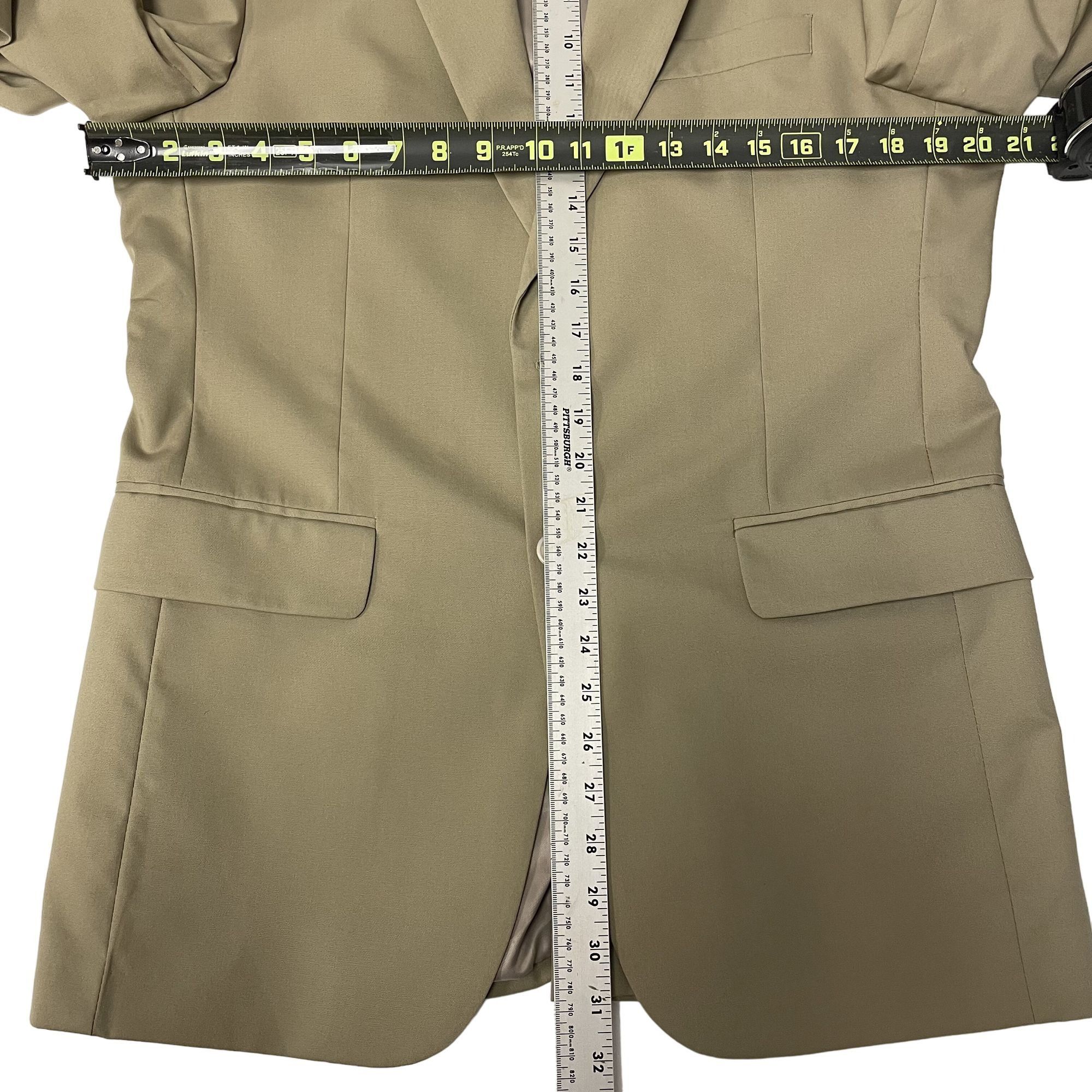 Jos. A. Bank Jos A Bank KHAKI Sport Coat Cotton Jacket CASUAL Jacket Size 38R - 9 Thumbnail