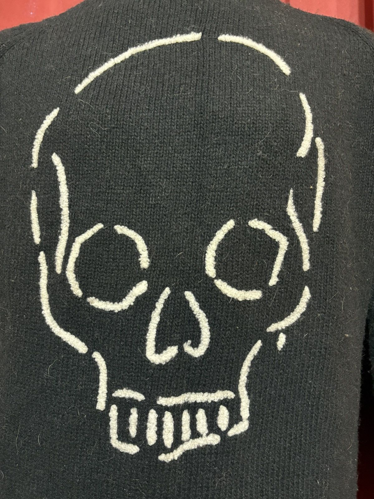 Deus Ex Machina Deus Ex Machina Sweater Skull Raglan Biker Knitwear Size US L / EU 52-54 / 3 - 2 Thumbnail