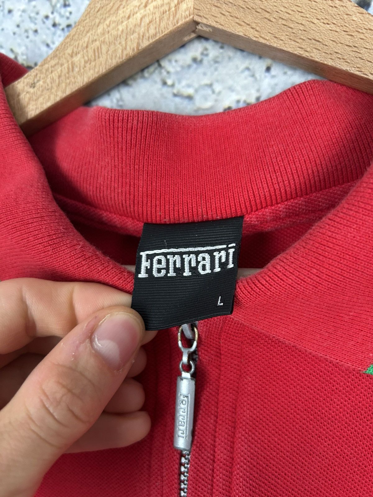 Ferrari Vintage Ferrari 90s Racing Polo Tee Motorsport F1 Rare Hype Size US L / EU 52-54 / 3 - 5 Thumbnail