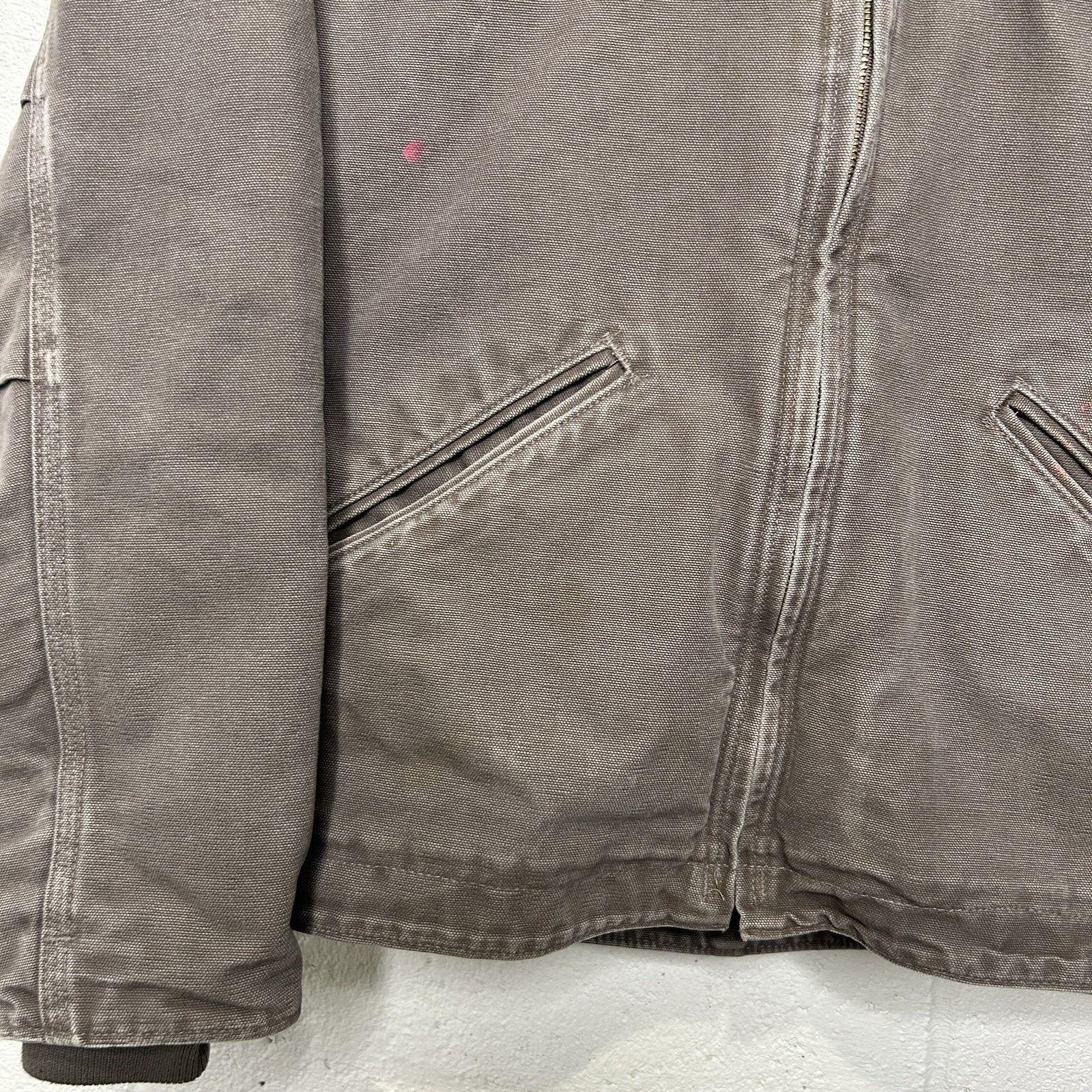 Carhartt Carhartt Sherpa-Lined Hooded Detroit Jacket “Taupe Grey” Size S / US 4 / IT 40 - 4 Thumbnail