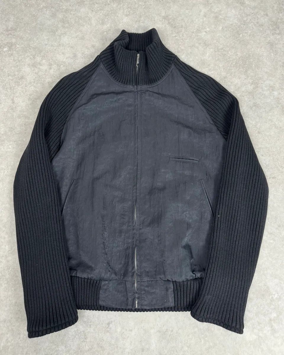 Marc Jacobs AW2010 Marc Jacobs Black Wool Hybrid Zip-up Jacket Size US S / EU 44-46 / 1 - 1 Thumbnail