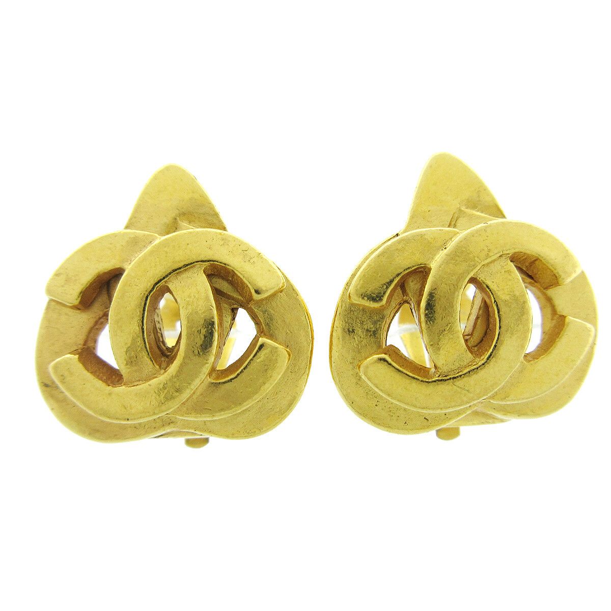 Chanel Chanel CC logo heart Gold-plated Size ONE SIZE - 1 Thumbnail