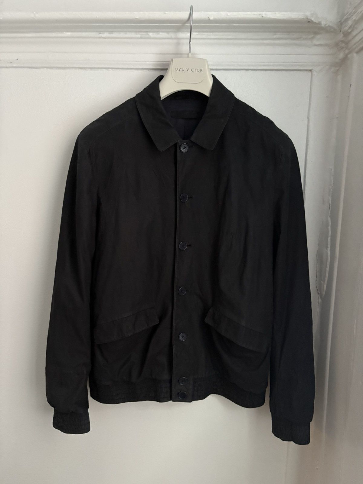 Bottega Veneta Bottega Veneta Suede Coach Jacket Size US M / EU 48-50 / 2 - 1 Thumbnail