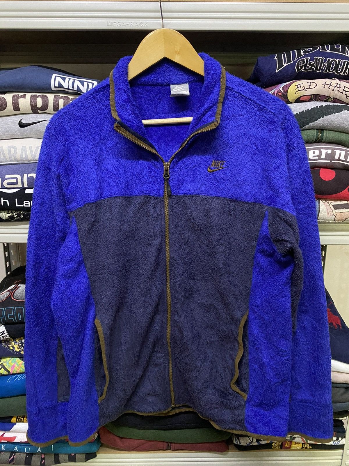 Nike × Nike ACG × Vintage Vintage Y2k Nike Fleece zip up Size US M / EU 48-50 / 2 - 2 Thumbnail