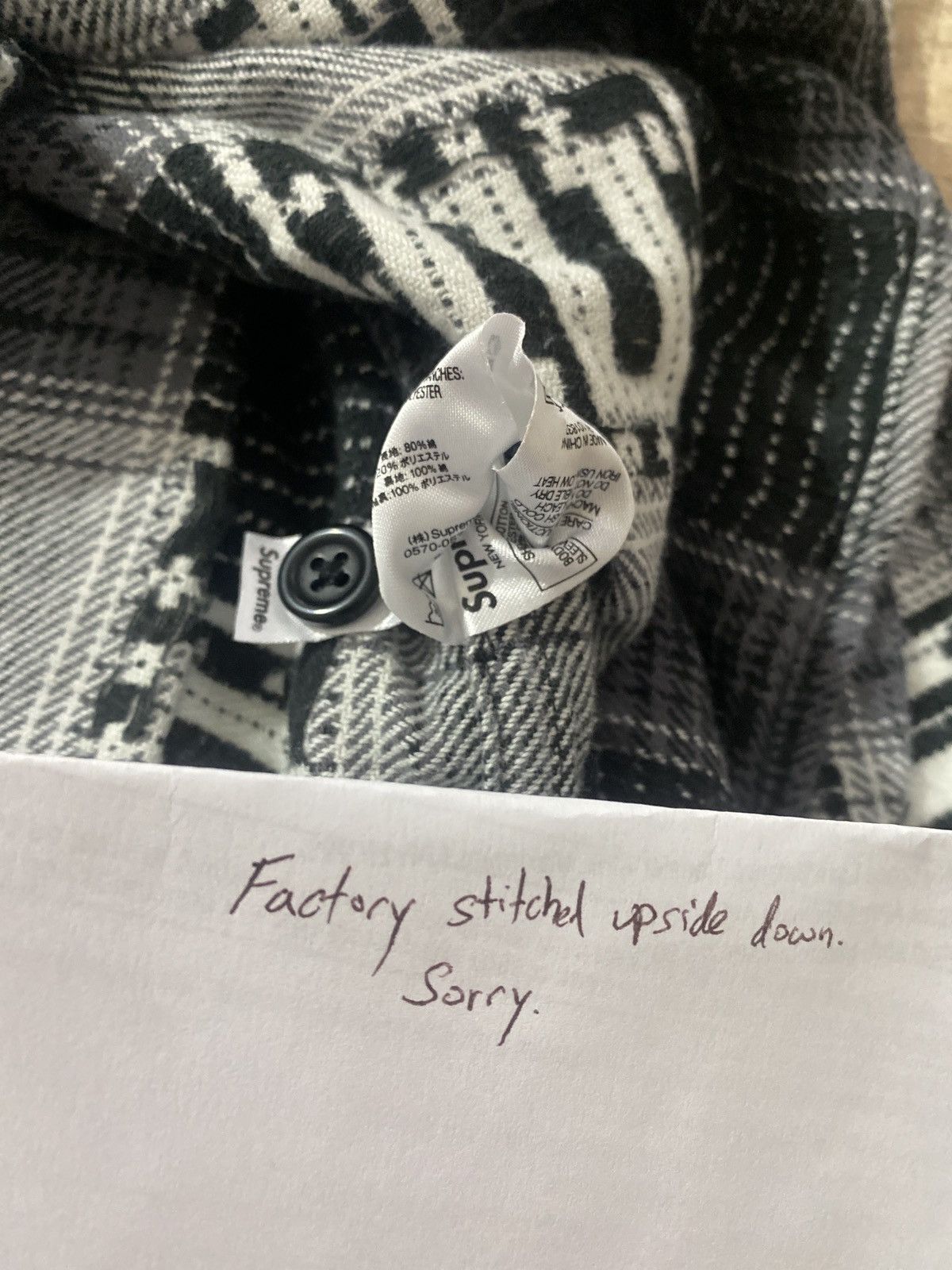 Supreme Supreme Hooded Shadow Plaid Shirt Size US S / EU 44-46 / 1 - 8 Thumbnail