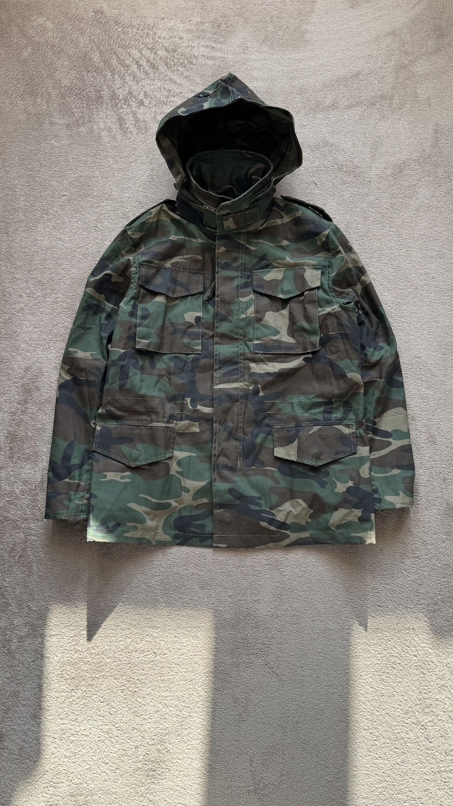 Brandit Vintage Camo Army Military Jacket carhartt supreme stussy Size US M / EU 48-50 / 2 - 1 Thumbnail