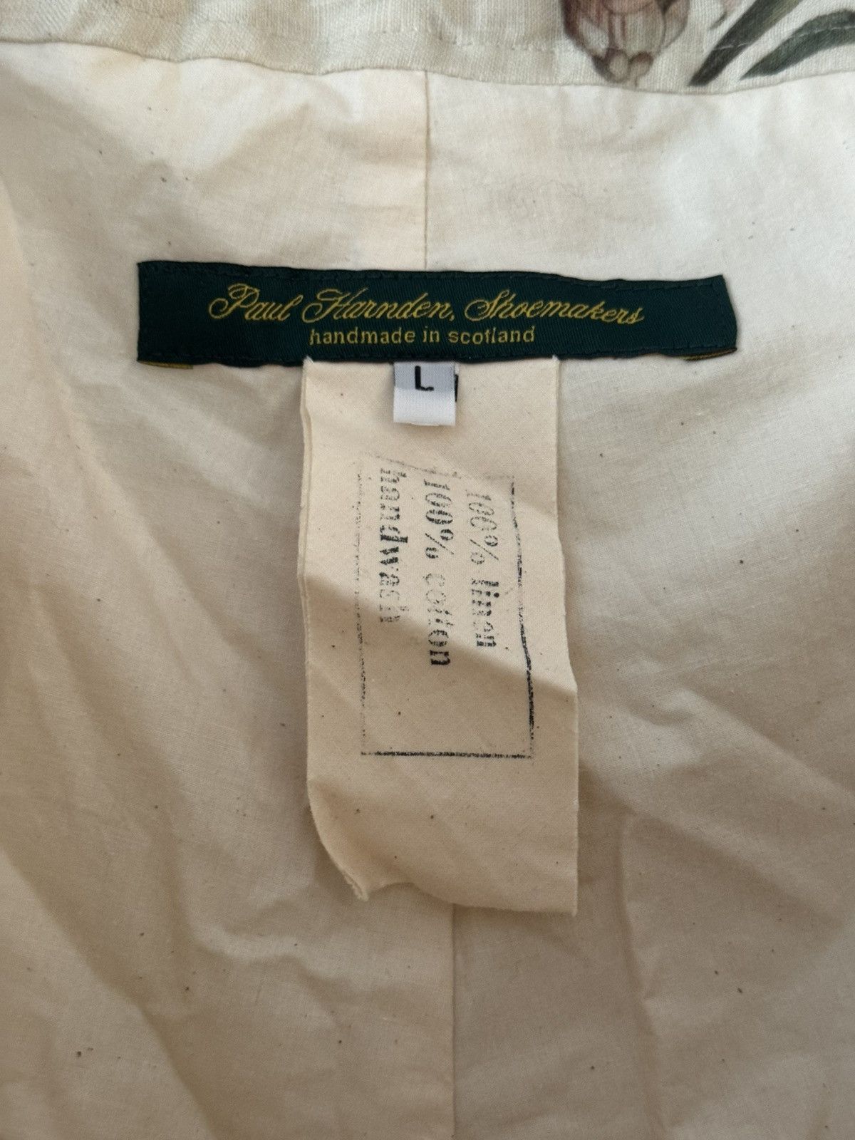 Paul Harnden Shoemakers Printed Worker Suit Size US L / EU 52-54 / 3 - 9 Thumbnail
