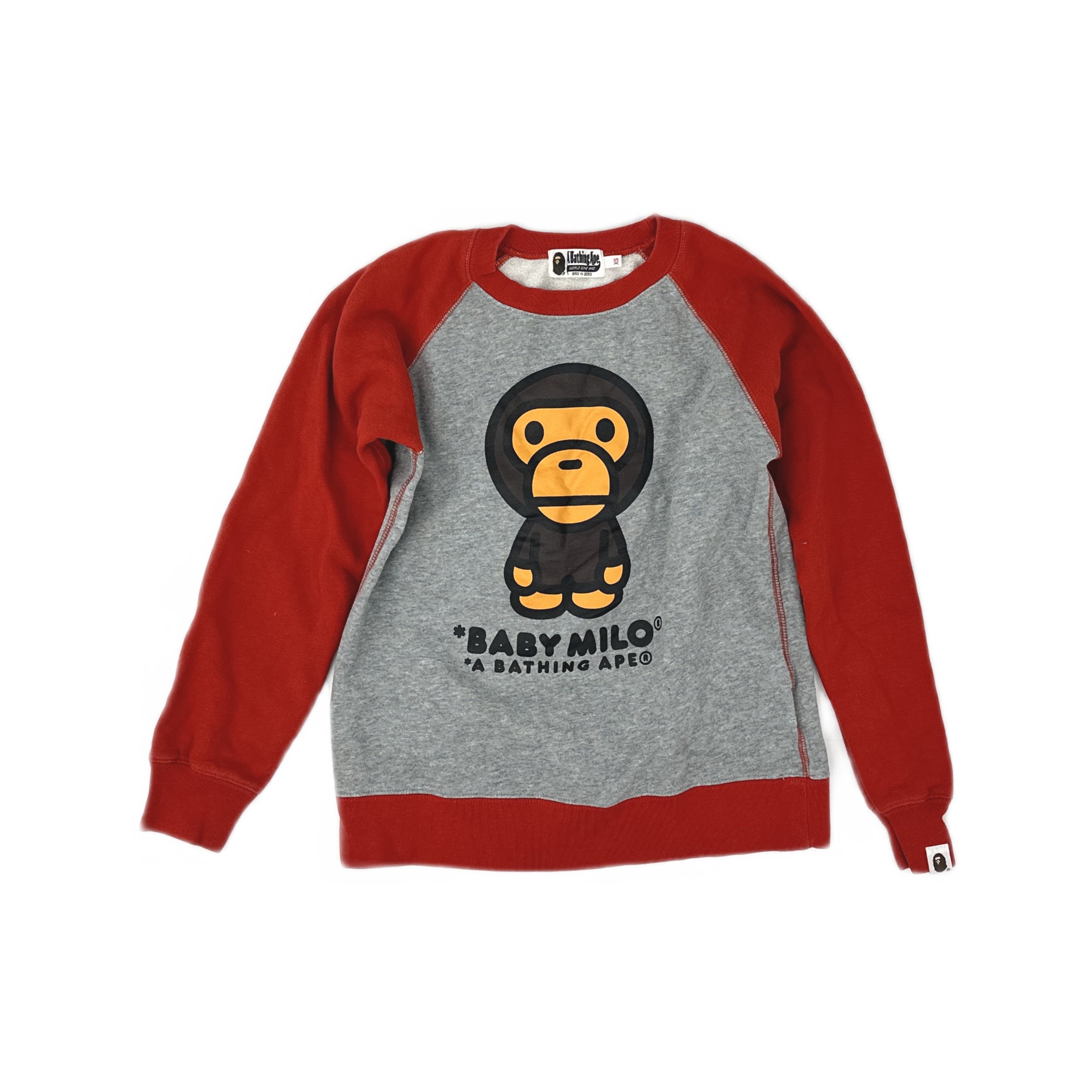 Bape A Bathing Ape Baby Milo Raglan Sweatshirt Size XS Size US XS / EU 42 / 0 - 1 Thumbnail