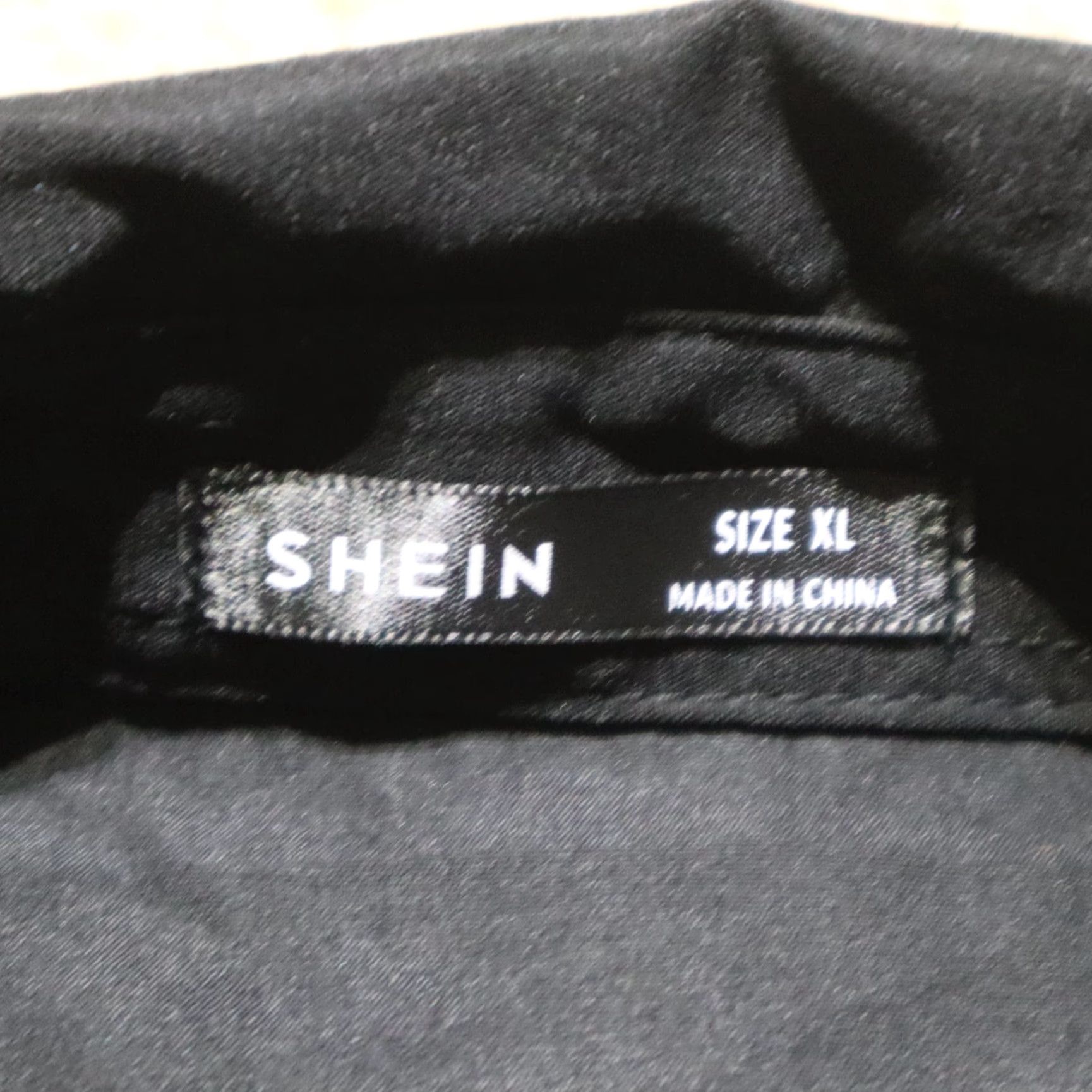 Shein VINTAGE Shein Shirt Men L Black Plaid Patch Pocket Button-Up Adult Large Size US L / EU 52-54 / 3 - 3 Thumbnail