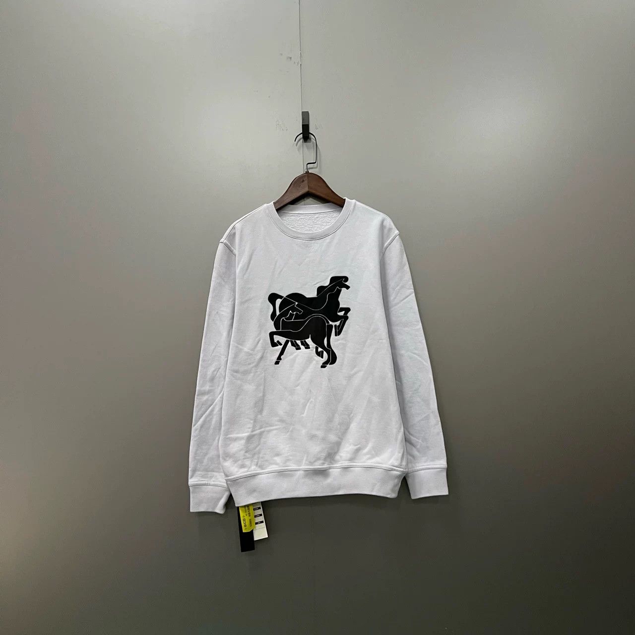 Hermes Hermès White Printed Sweatshirt Size XS / US 0-2 / IT 36-38 - 1 Thumbnail