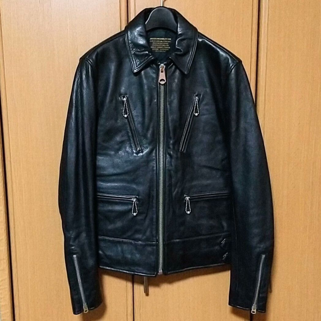 Japanese Brand IZREEL Cowhide Single Rider Jacket Japan Size US S / EU 44-46 / 1 - 1 Thumbnail