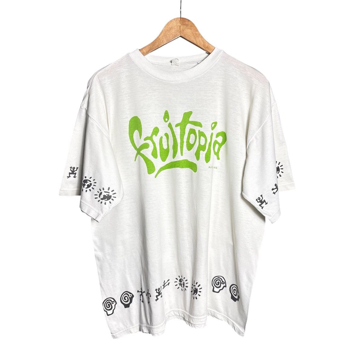 Vintage Vintage 90s Fruitopia Graphic T-Shirt / Art Size US XL / EU 56 / 4 - 1 Thumbnail