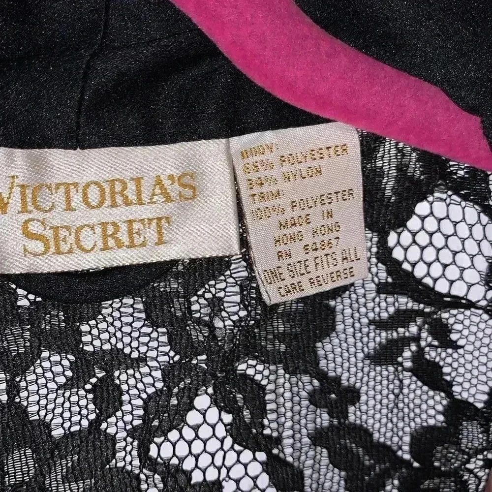 Designer Victoria’s Secret black lace robe Size ONE SIZE - 3 Thumbnail