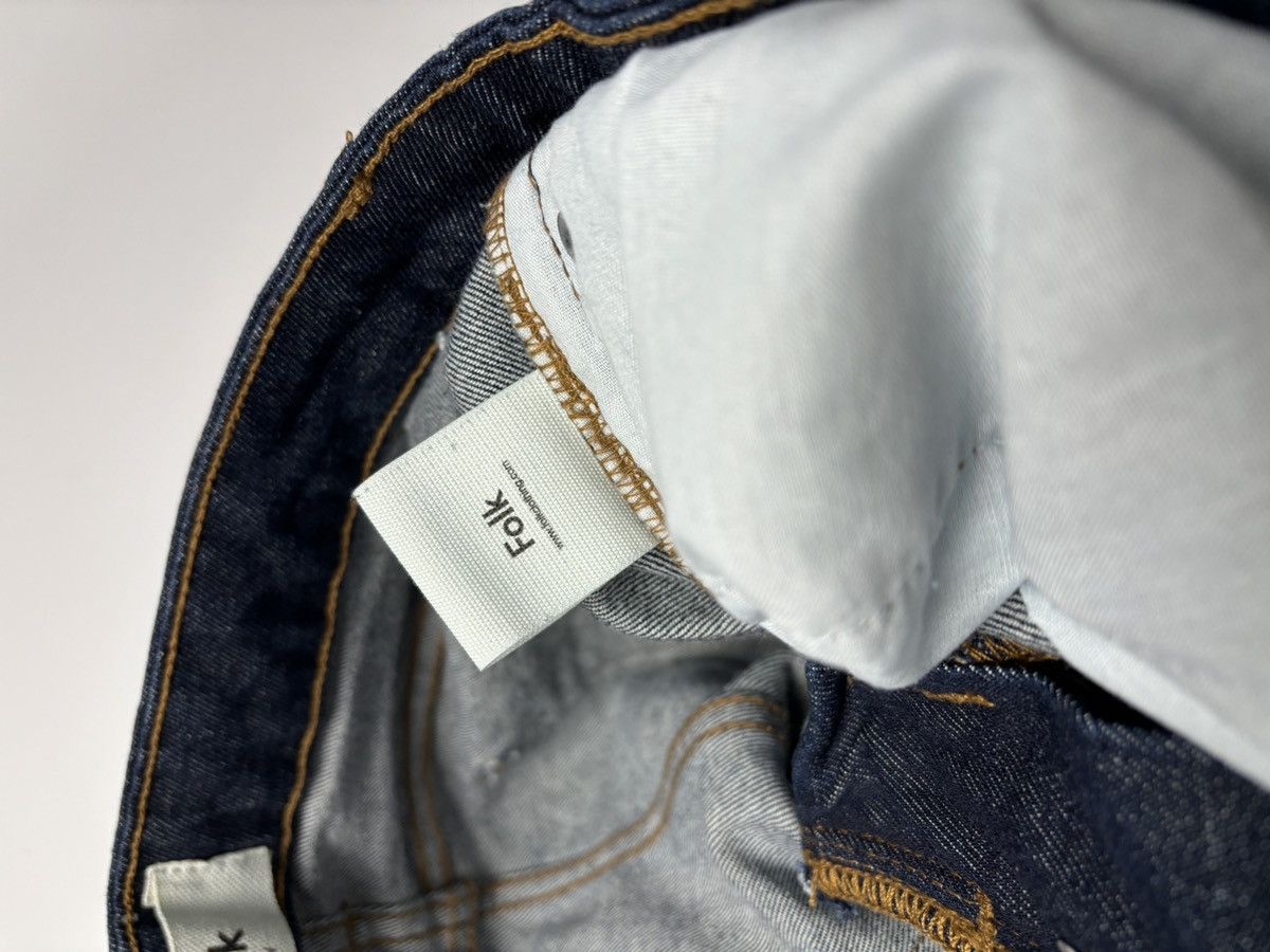 Folk × Japanese Brand FOLK Selvedge Denim Pants size 36 fits 34 Size US 36 / EU 52 - 6 Thumbnail