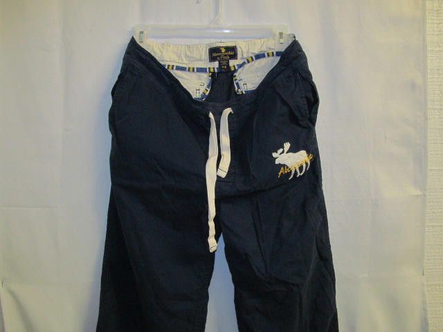 Abercrombie & Fitch Abercrombie & Fitch Men's Navy Cargo Pants Size US 32 / EU 48 - 1 Thumbnail