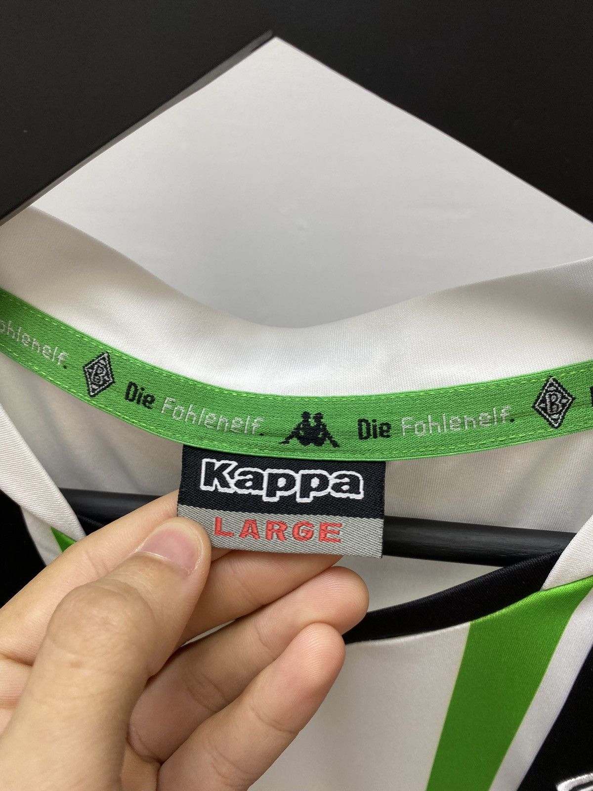 Kappa Borussia Mönchengladbach 2014 Soccer Jersey Home Size US L / EU 52-54 / 3 - 16 Thumbnail
