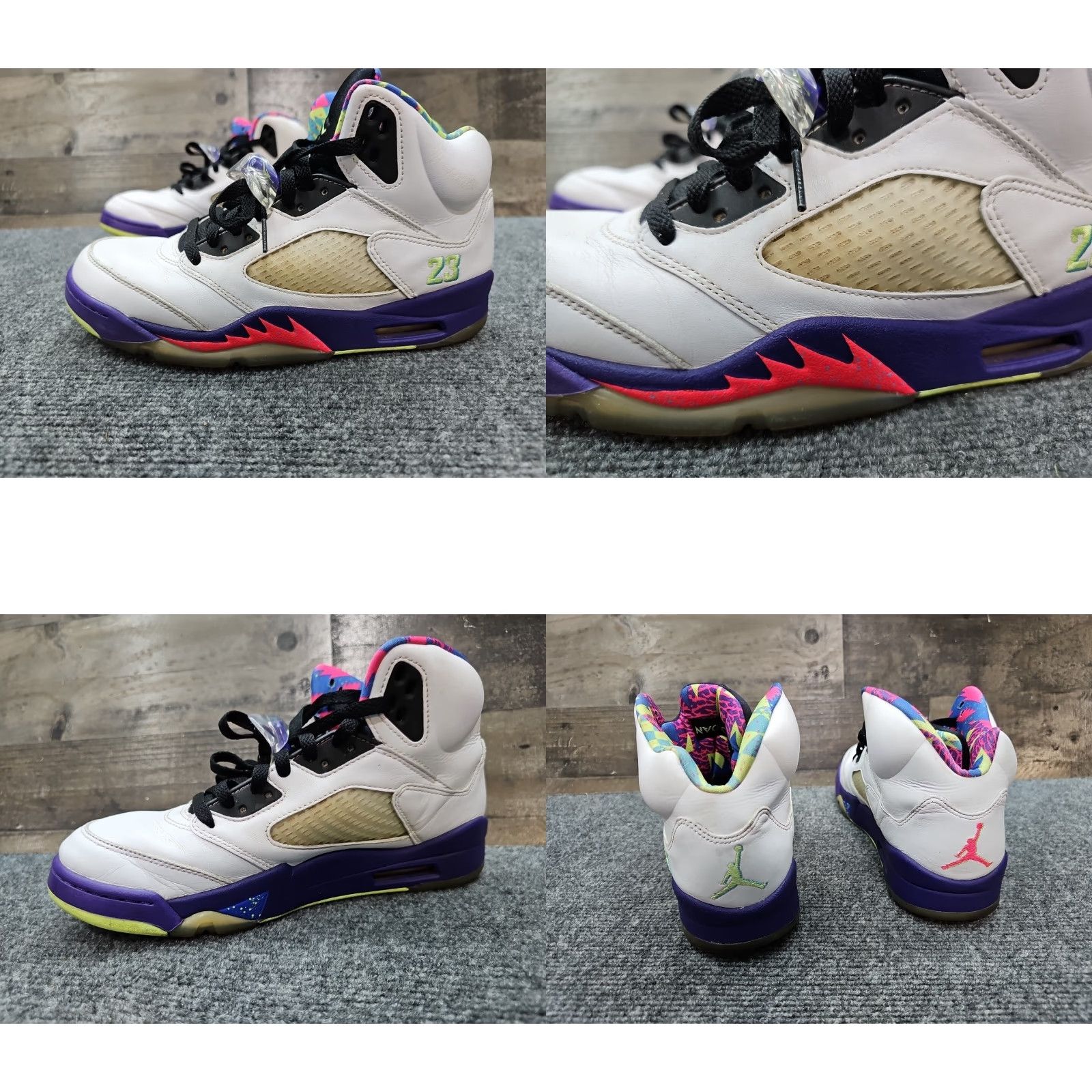 Jordan Brand Jordan 5 Retro Alternate Bel-Air 2020 Size 9.5 Men Sneakers White Size US 9 / EU 42 - 8 Thumbnail