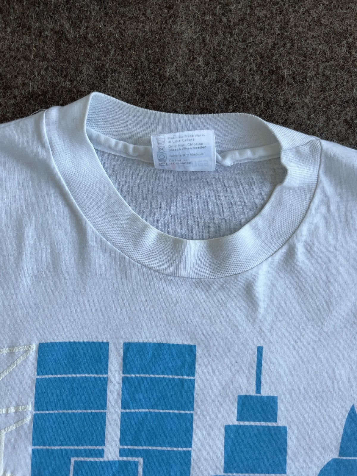 Hanes Hanes Vintage 1988 Single Stitch New York T-Shirt Size US M / EU 48-50 / 2 - 5 Thumbnail