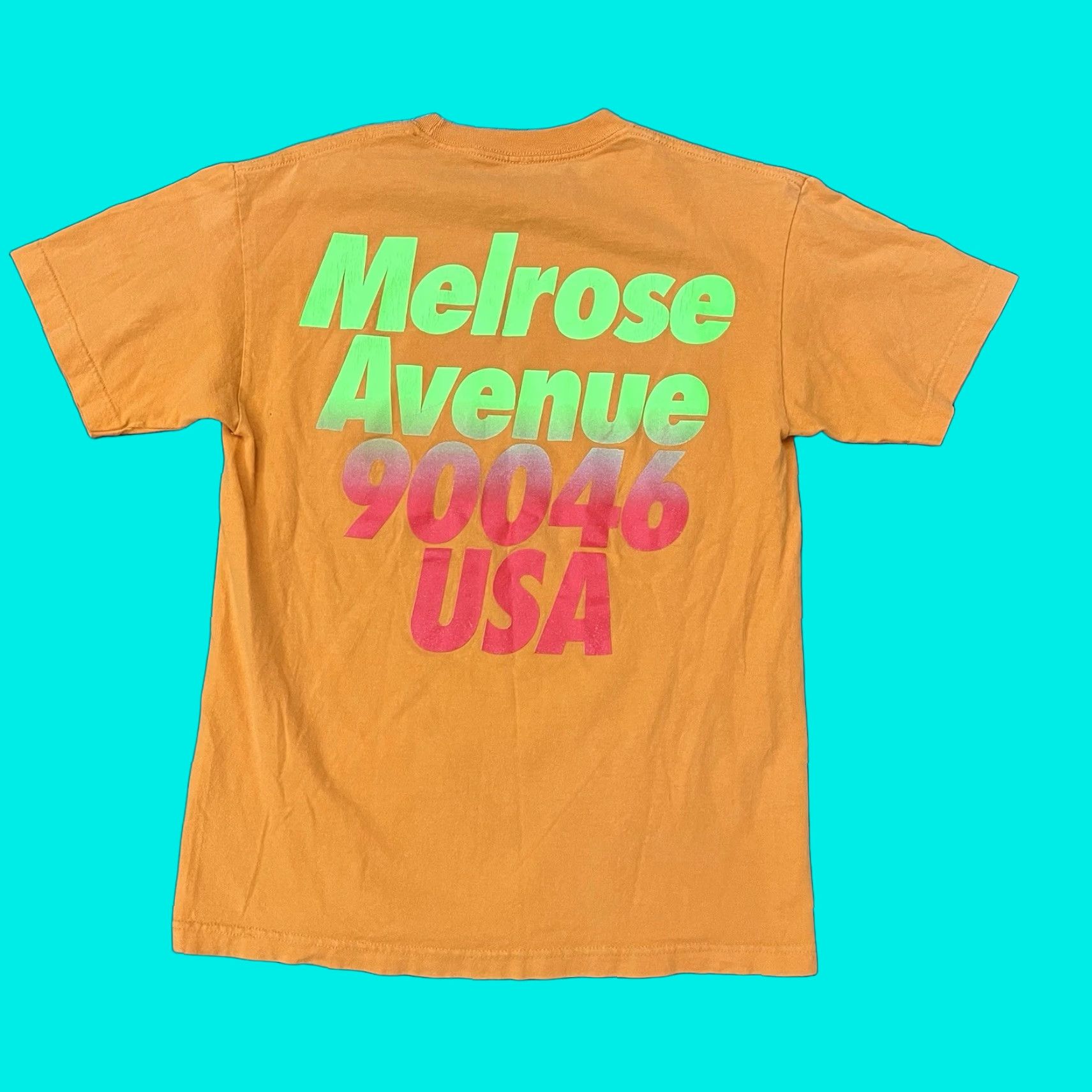 Round Two VINTAGE Round Two T-Shirt Medium Orange 80s 90s Cartoon Streetwear Mens Size US M / EU 48-50 / 2 - 1 Thumbnail