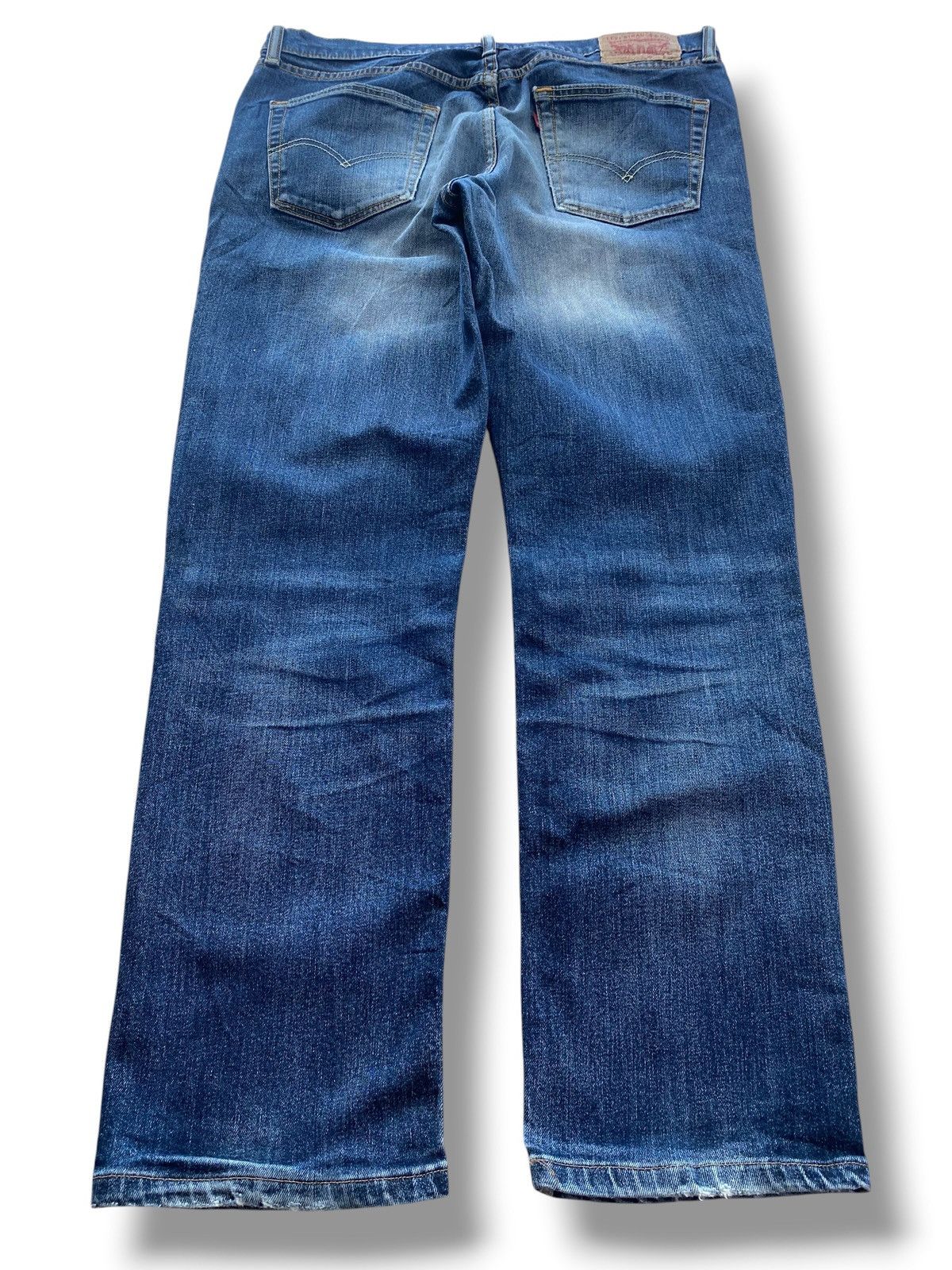 Levi's Vintage Levi’s 541 Acid Dark Faded Wash Style Ripped Jeans Size US 34 / EU 50 - 3 Thumbnail