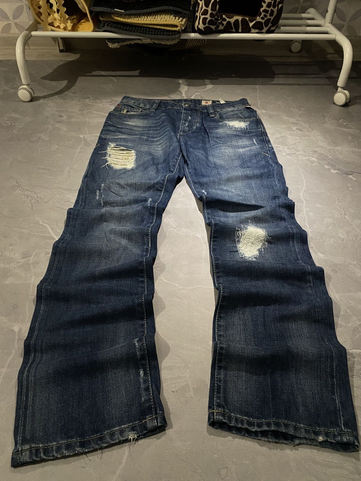 Japanese Brand Rare Avant Garde Slim Denim Size US 30 / EU 46 - 1 Thumbnail