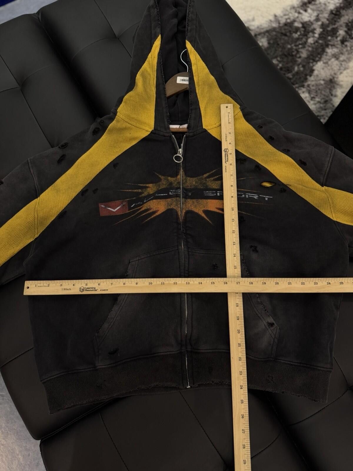 Vale XL - Vale Zip Up Black Yellow Hoodie Authentic Valley New Size US XL / EU 56 / 4 - 10 Thumbnail