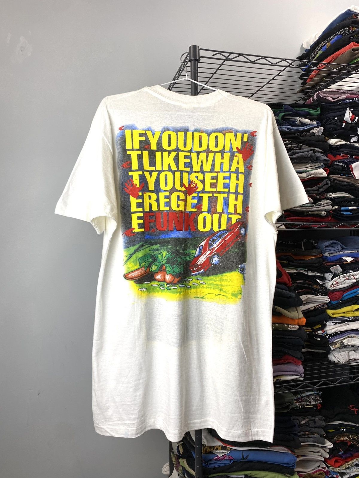 Band Tees × Vintage Rare! Vintage 80-90’s Extreme Band Promo T Shirt Sex Pistols Size US XL / EU 56 / 4 - 2 Thumbnail