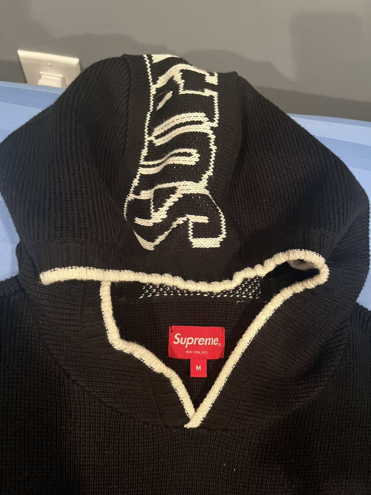 Supreme Supreme Black and White Knitwear Size US M / EU 48-50 / 2 - 3 Thumbnail
