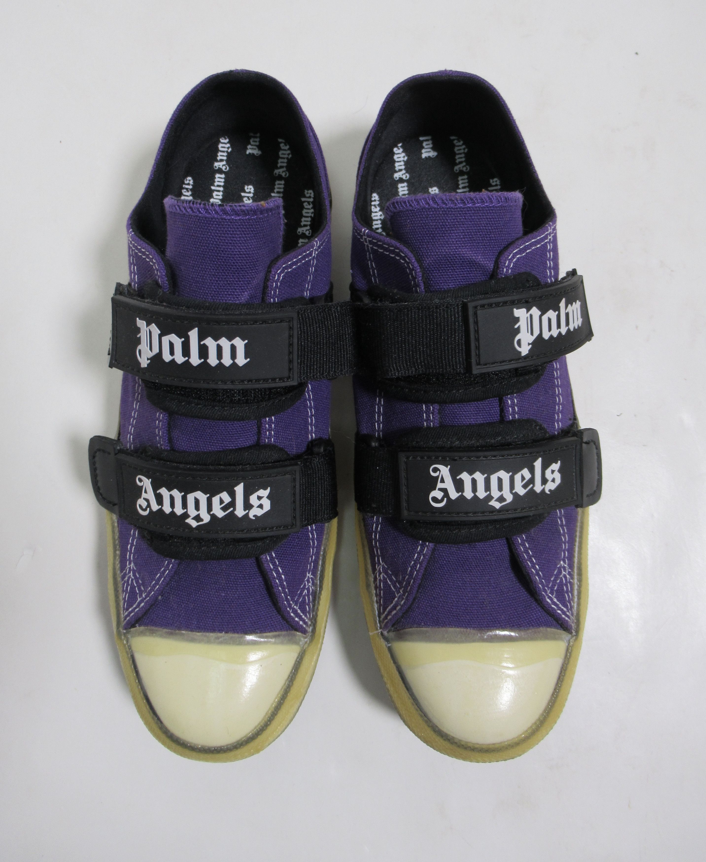Palm Angels Palm Angels Women's Vulcanized Low Sneakers Purple Size US 10 / IT 40 - 3 Thumbnail