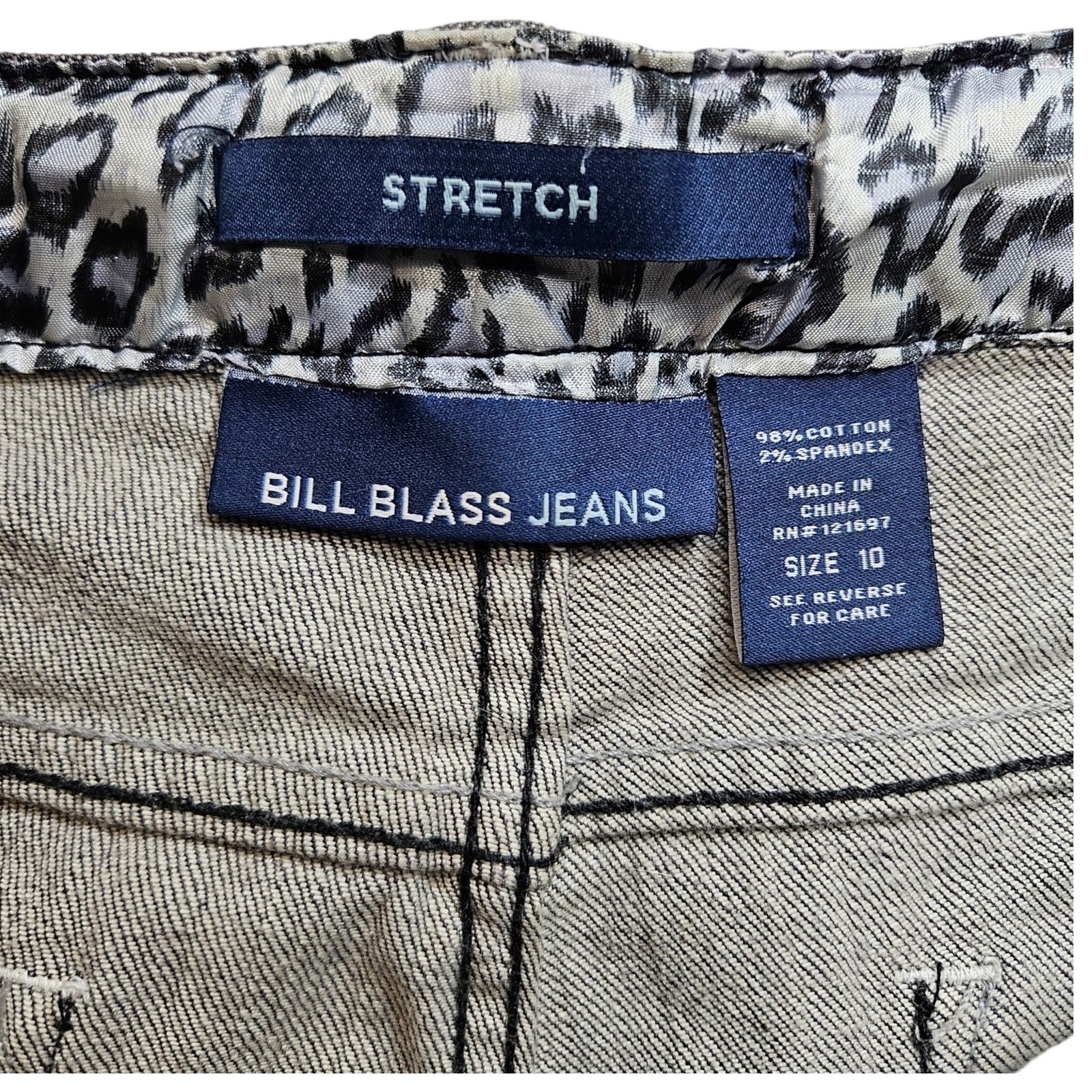 Bill Blass EUC Bill Blass High Rise Straight Jeans Sz. 10x31 Dark Gray Size 32" / US 10 / IT 46 - 4 Thumbnail