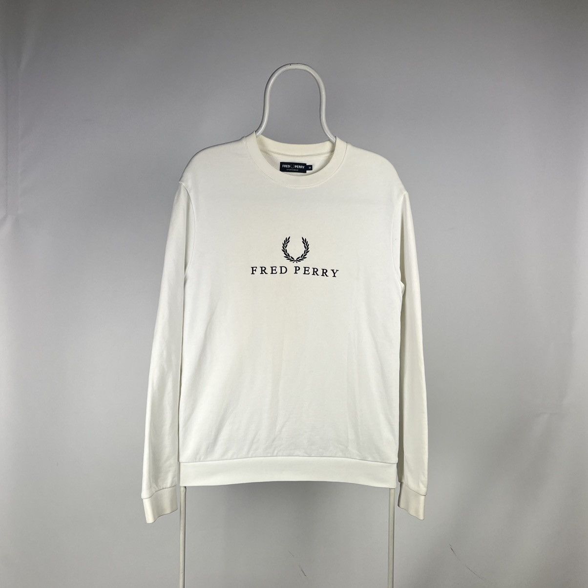 Fred Perry Fred perry sweatshirt spellout logo embroidered size Medium Size US M / EU 48-50 / 2 - 1 Thumbnail