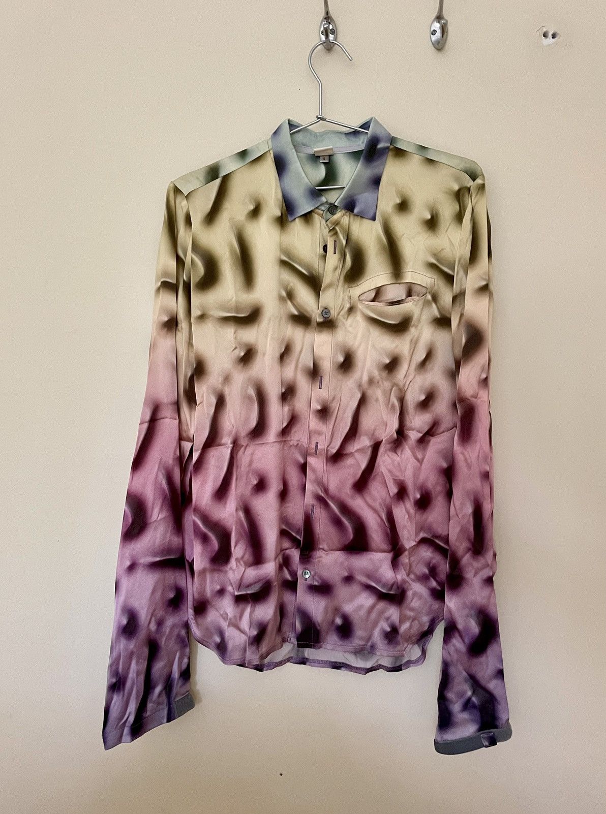 Julian Zigerli Julian Zigerli multicolor silk collar shirt Size US S / EU 44-46 / 1 - 1 Thumbnail