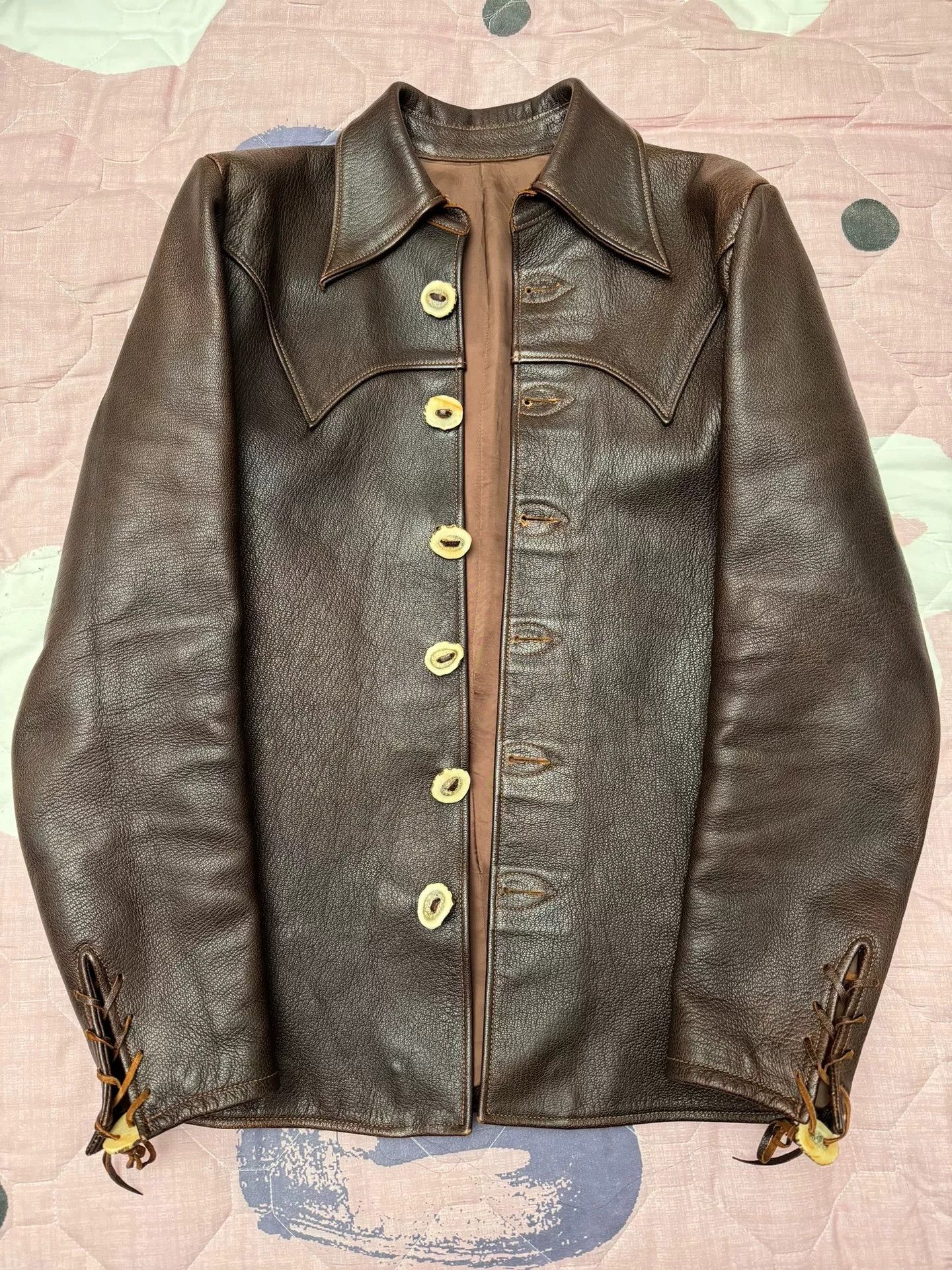 Vintage East West Leather Jacket