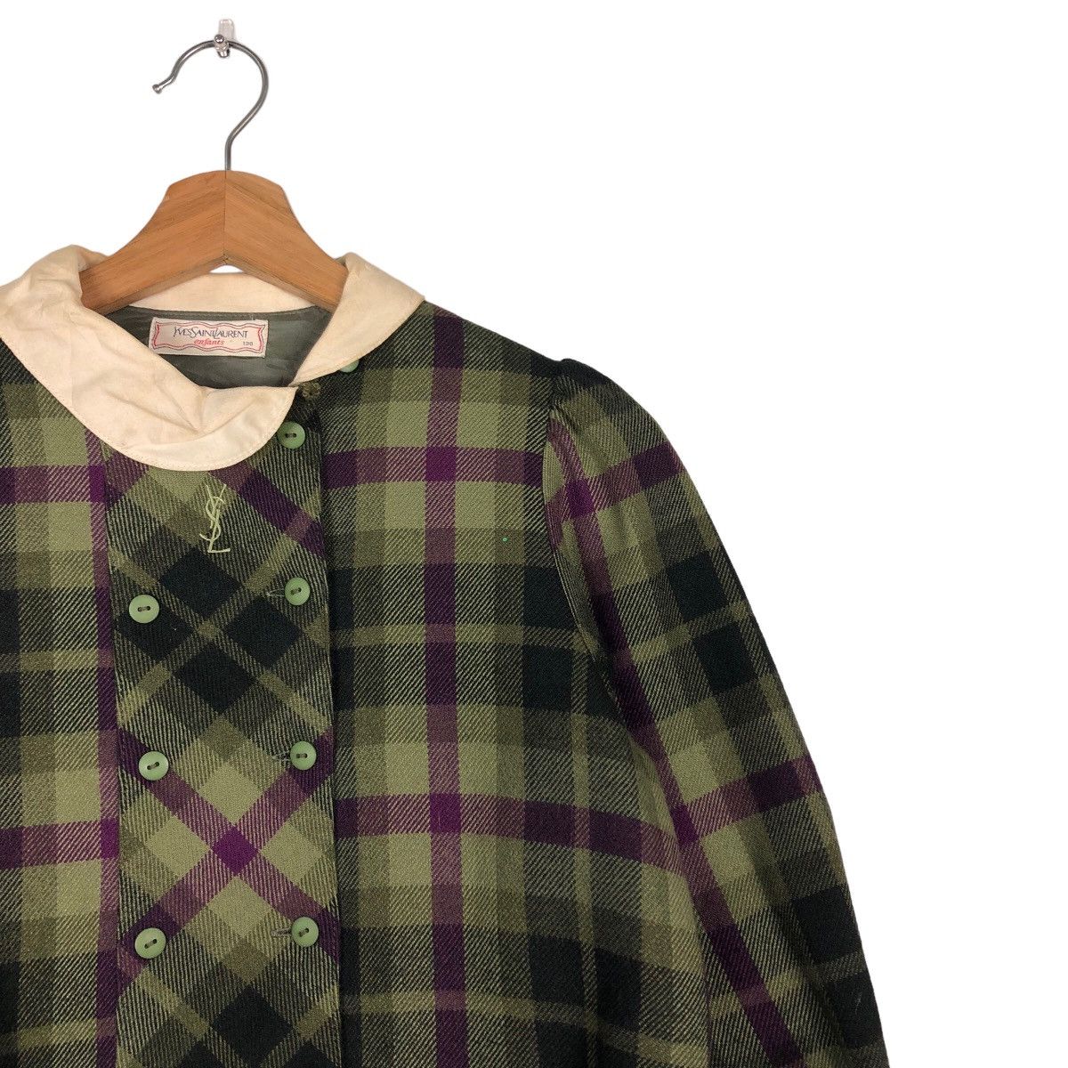 Vintage 🔥Vintage Cropped Jacket Yves Saint Laurent Enfants Size US S / EU 44-46 / 1 - 6 Thumbnail