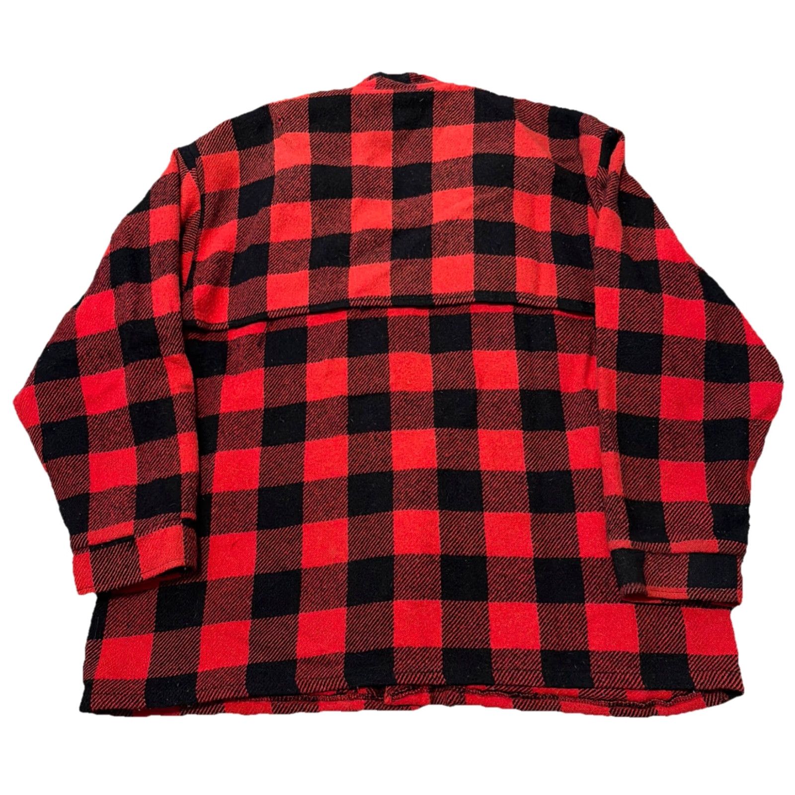 YOKE VINTAGE Codet Jacket Western Plaid Back Yoke Button Front XL Men Red Flannel 80s Size US XL / EU 56 / 4 - 2 Thumbnail