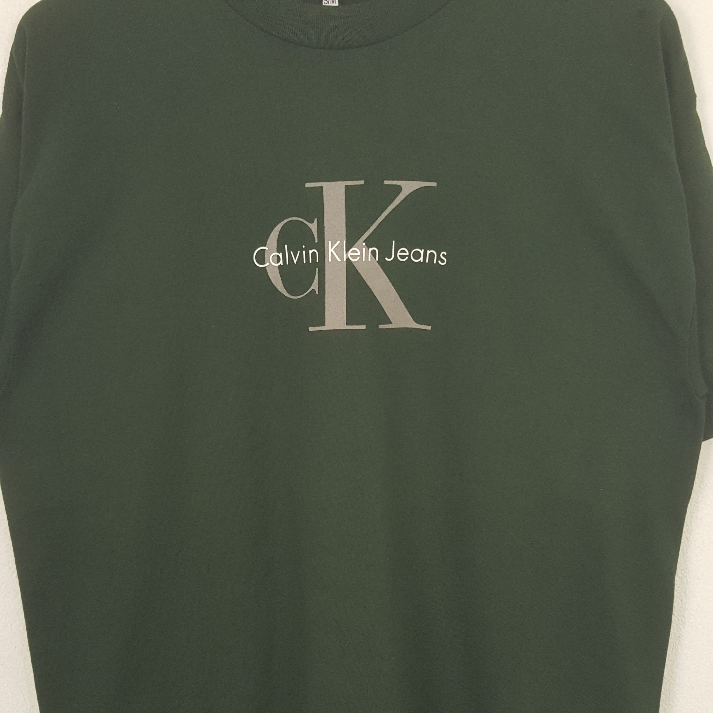 Calvin Klein Vintage Calvin Klein Jeans Logo Art Tshirt RR20 Size US L / EU 52-54 / 3 - 2 Thumbnail