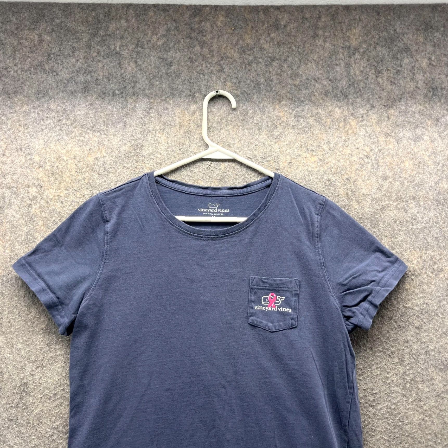 Vineyard Vines Vineyard Vines Shirt Women Medium Pocket Blue Navy Crewneck T-Shirt Short Sleeve Casual Tee Size M / US 6-8 / IT 42-44 - 2 Thumbnail