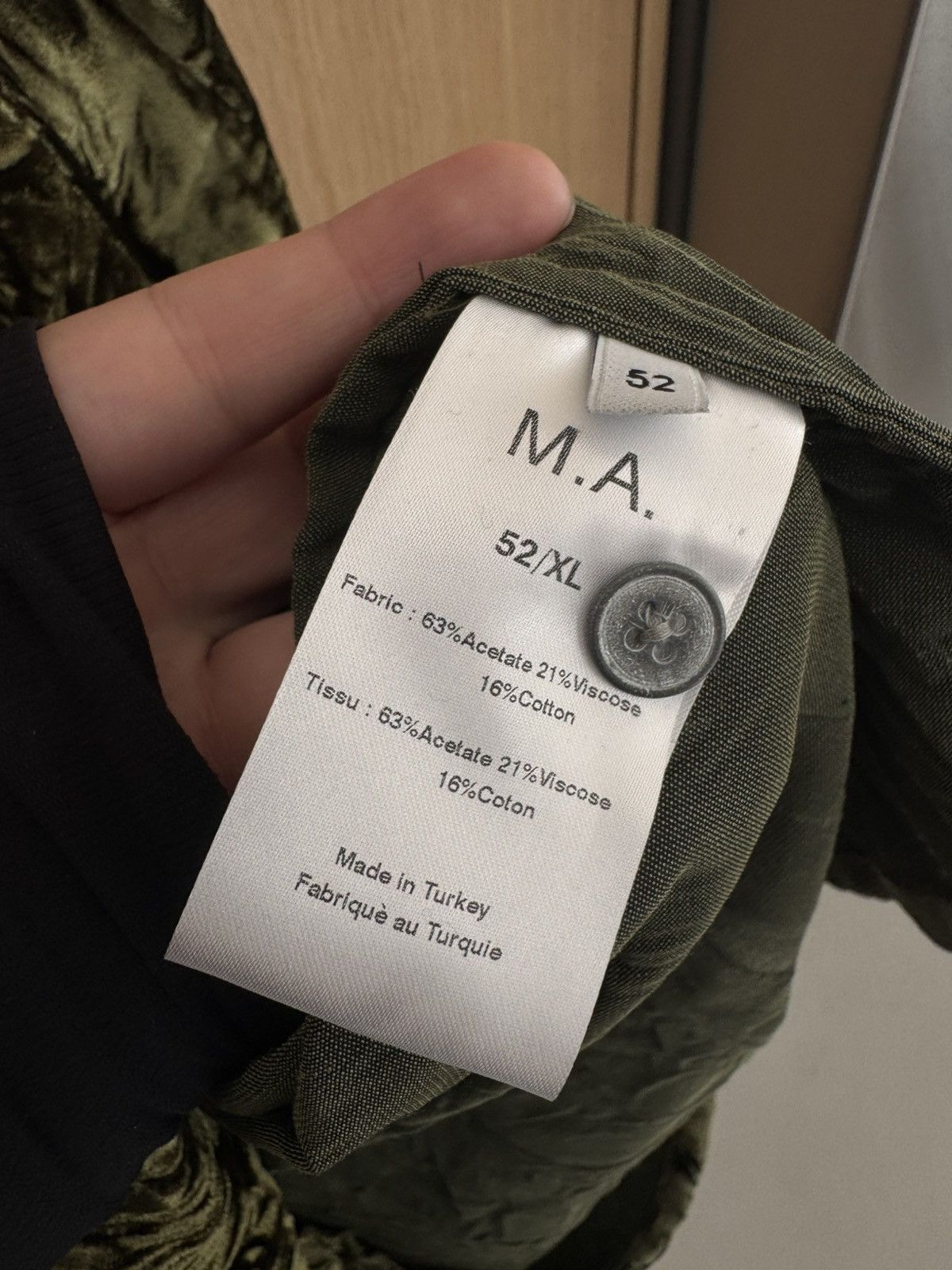 Martin Asbjorn Martin Asbjørn - Green Joshua Shirt Size US L / EU 52-54 / 3 - 4 Thumbnail