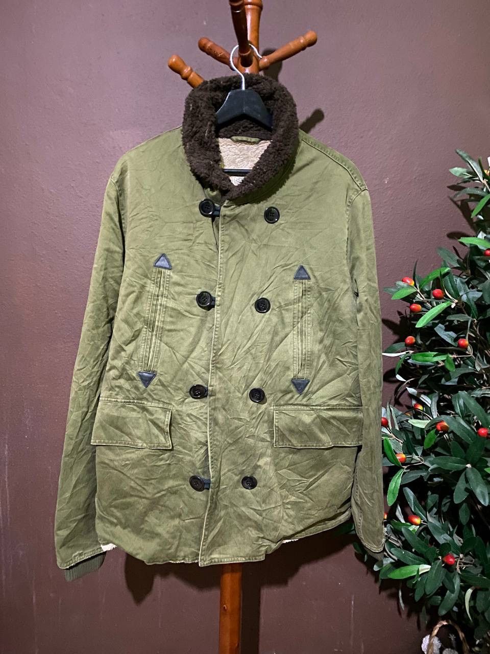Polo Ralph Lauren Vintage Y2K Polo Ralph Lauren Double Breasted Coat Size US L / EU 52-54 / 3 - 7 Thumbnail