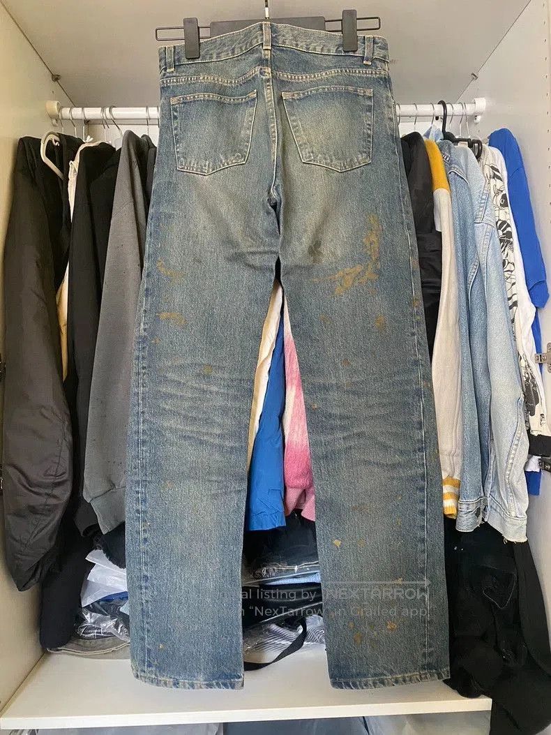 Helmut Lang Helmut lang Mud-dyed splash-ink jeans. Size US 32 / EU 48 - 2 Thumbnail