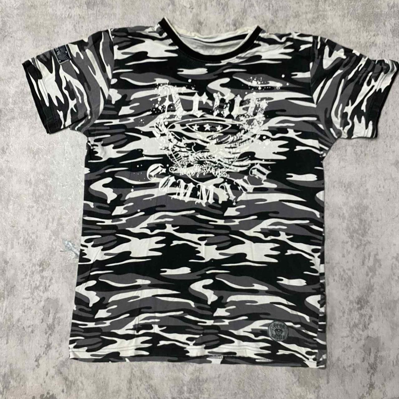 Other Black & grey camo graphic tee #grunge Size US S / EU 44-46 / 1 - 1 Thumbnail