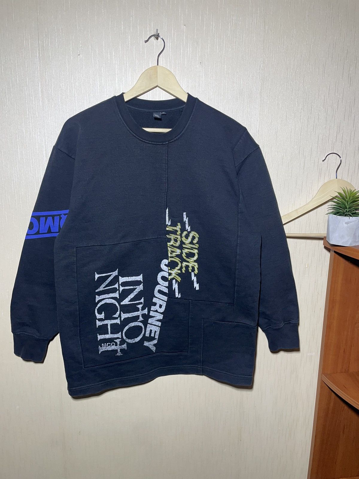 Alexander McQueen streetwear patchwork sweatshirt