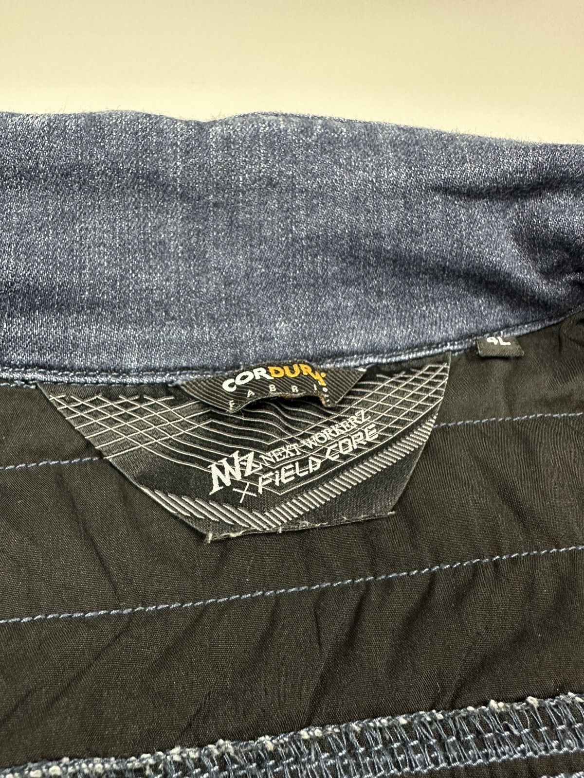 If Six Was Nine × Le Grande Bleu (L.G.B.) NWZ Next Workerz X Feildcore Cordura Denim Jacket Size US XXL / EU 58 / 5 - 12 Thumbnail