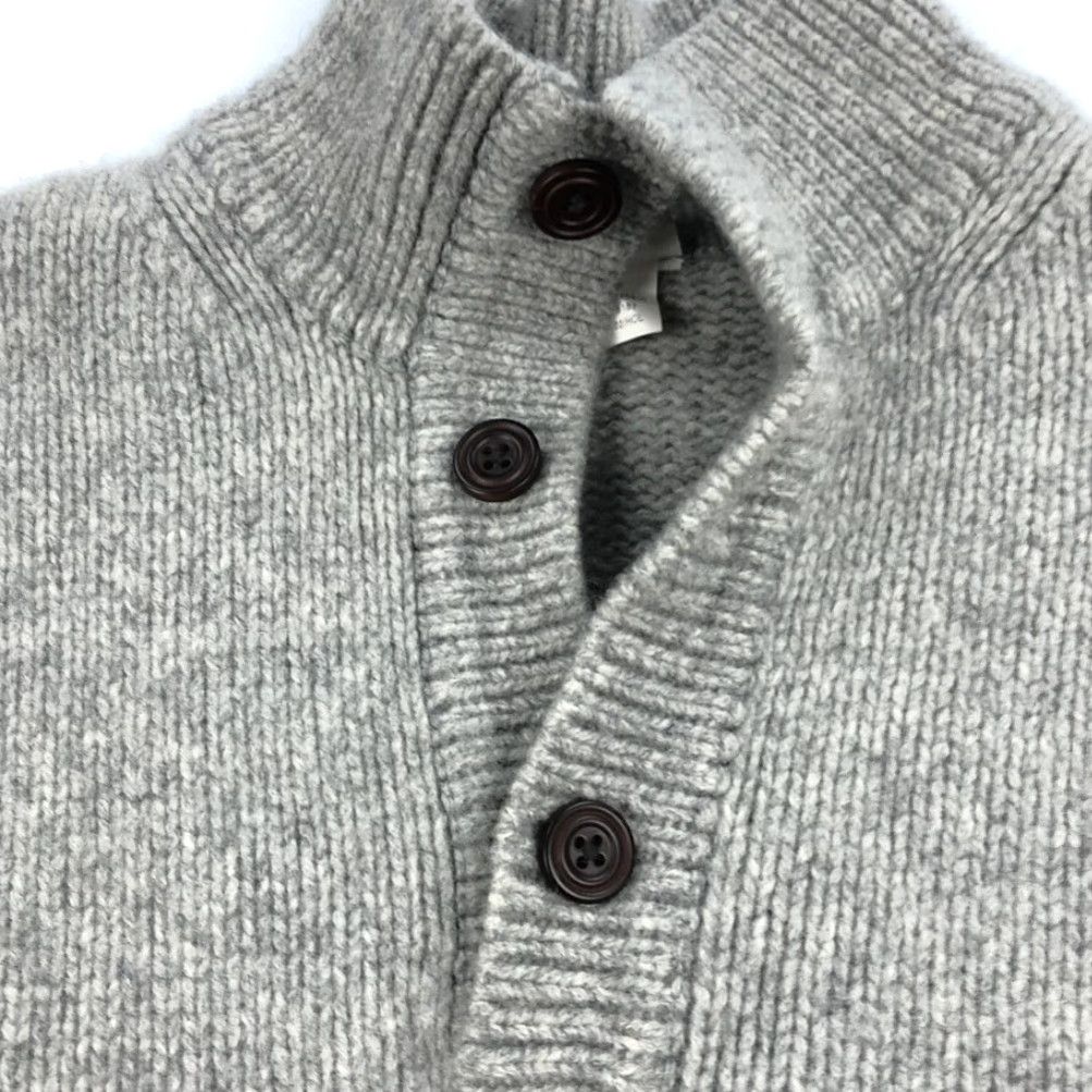 Gap GAP Men’s L Lambswool Shawl Collar Sweater Gray Red Black Stripe Knit Pullover Wool Casual Size US L / EU 52-54 / 3 - 4 Thumbnail